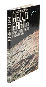 Lot #3362 Al Worden's Signed 'Hello Earth' Book - Image 3