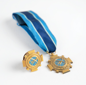 Lot #3381 Al Worden's NASA Distinguished Service Medal - Image 3