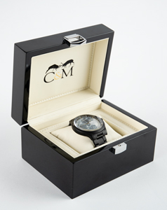 Lot #3338 Al Worden's Limited Edition Meteorite Watch - Image 4