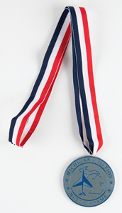 Lot #3404 Al Worden's Michigan Aviation Hall of Fame Medal