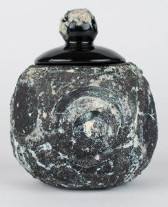 Lot #3339 Al Worden's Lot of (2) 'Earth Rise' Ceramic Pots by Helen Garriott - Image 9