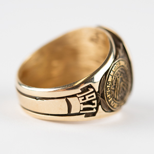 Lot #3378 Al Worden's Gold Apollo 15 Astronaut Ring - Image 5