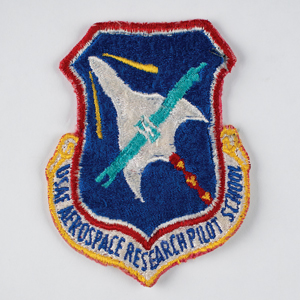 Lot #3329 Al Worden's Test Pilot Pin, Diploma, and Patch - Image 3
