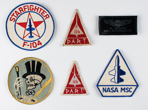 Lot #3323 Al Worden's Collection of USAF and NASA Patches