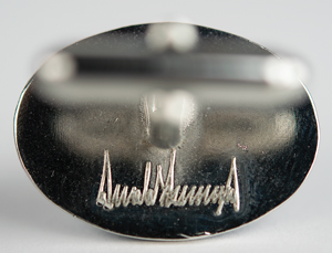 Lot #3399 Al Worden's Cufflinks from the Donald Trump White House - Image 3