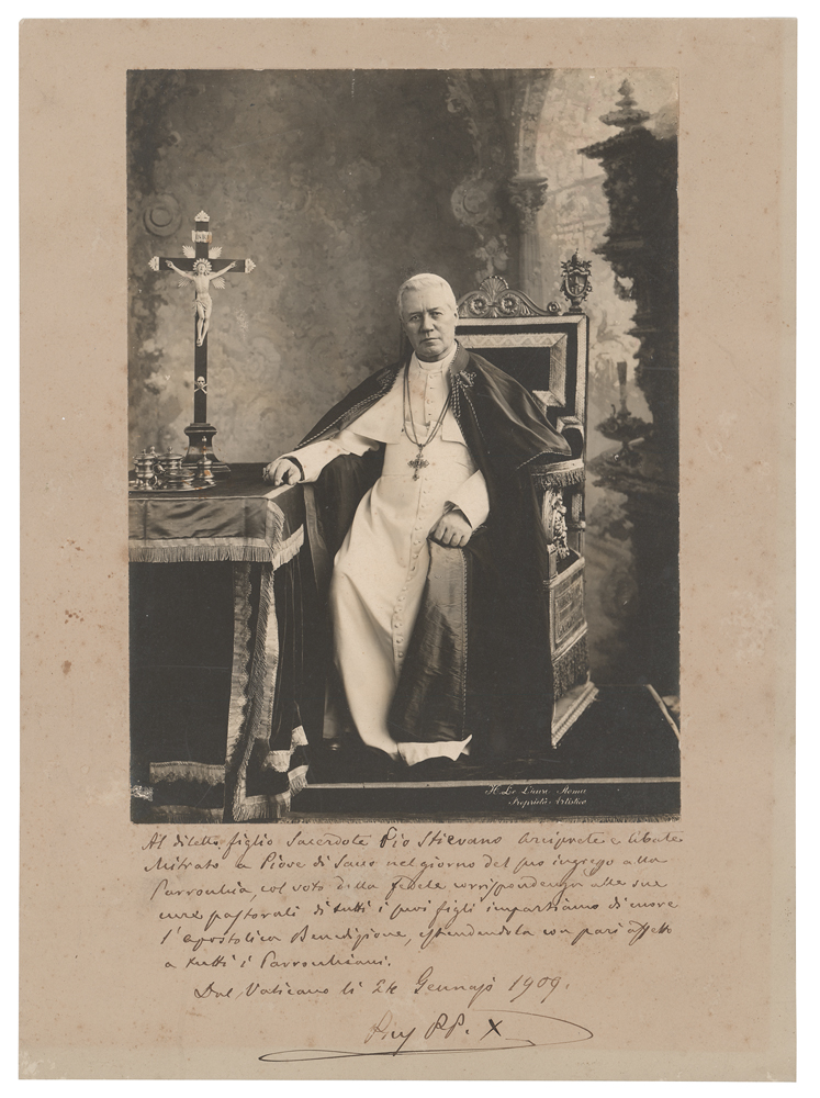 Lot #145  Pope Pius X
