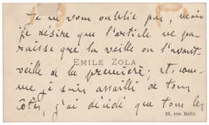 Lot #378 Emile Zola - Image 2