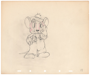 Lot #786 Abner production drawing from The Country Cousin - Image 1