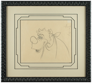Lot #804 Br'er Bear production drawing from Song of the South - Image 2