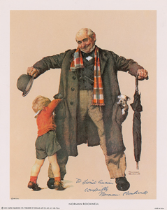 Lot #346 Norman Rockwell