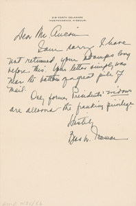 Lot #131 Bess Truman - Image 2