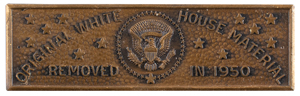 Lot #29 Harry S. Truman: White House - Image 4