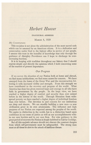 Lot #83 Herbert Hoover