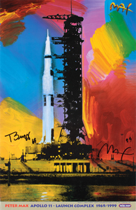 Lot #283 Buzz Aldrin and Peter Max