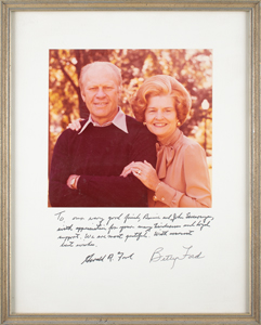 Lot #73 Gerald and Betty Ford - Image 1