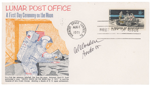 Lot #319 Al Worden's Collection of (6) Apollo 15 Covers - Image 1