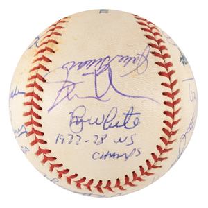 Lot #589  NY Yankees Greats and Coaches - Image 6