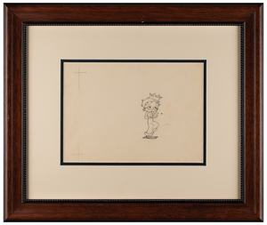 Lot #776 Betty Boop production drawing from Betty