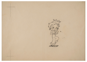 Lot #776 Betty Boop production drawing from Betty Boop's Mary Party - Image 2