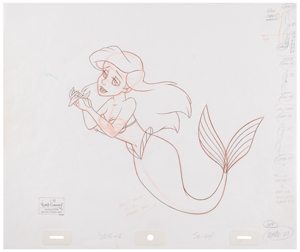 Lot #846 Ariel production drawing from The Little