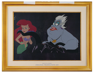 Lot #744 Ariel and Ursula production cels from The Little Mermaid - Image 2
