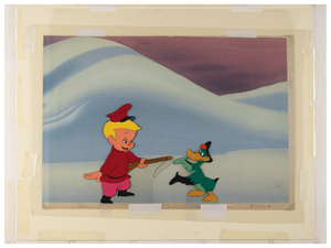 Lot #690 Peter and Sonia production cels and production background from Make Mine Music - Image 2