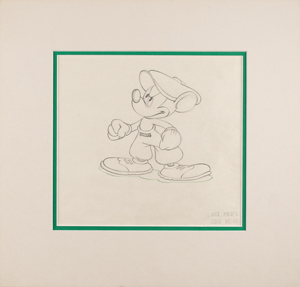 Lot #799 Mickey Mouse production drawing from Canine Caddy - Image 2