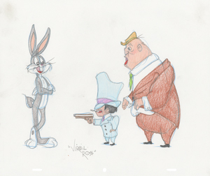 Lot #870 Bugs Bunny, Bugsy, and Mugsy Original