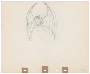 Lot #674 Chernabog and Demons production drawings from Fantasia - Image 1