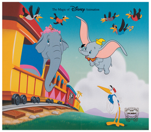 Lot #850 Dumbo limited edition cel from Disney World - Image 1