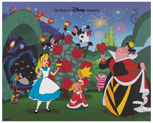 Lot #851 Alice limited edition cel from Disney World - Image 1