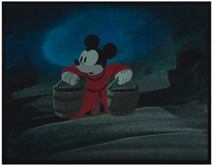 Lot #657 Mickey Mouse concept painting from Fantasia