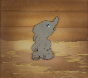 Lot #682 Baby Dumbo production cel from Dumbo