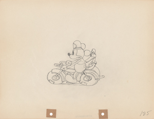 Lot #628 Mickey Mouse and Donald Duck production