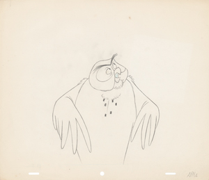 Lot #816 Winnie the Pooh, Rabbit, and Owl production drawings from a Winnie the Pooh Cartoon - Image 2