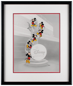 Lot #835 Mickey Mouse limited edition cel from the