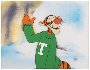 Lot #830 Tigger production cel from The New Adventures of Winnie the Pooh - Image 2
