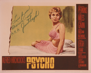 Lot #540  Psycho: Janet Leigh and Robert Bloch