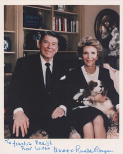 Lot #109 Ronald and Nancy Reagan - Image 1
