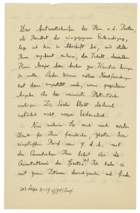 Lot #4015 Max Planck (January 25, 1920) - Image 2
