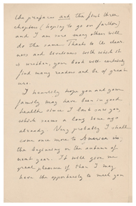 Lot #4023 Hendrik Antoon Lorentz Autograph Letter Signed on Silberstein's Theory of Relativity Textbook (March 19,1925) - Image 2