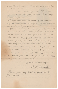 Lot #4024 Hendrik Antoon Lorentz Autograph Letter Signed on Silberstein's Leiden Lectures Translation (April 2, 1927) - Image 2