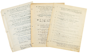 Lot #4045 Ludwik Silberstein's Typed and Handwritten Personal Bibliography - Image 2