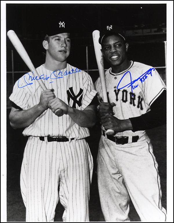 Lot #0 Mickey Mantle and Willie Mays