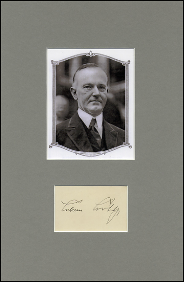 Lot #30 Calvin Coolidge