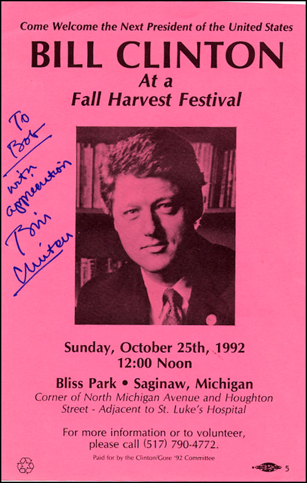 Lot #24 Bill Clinton