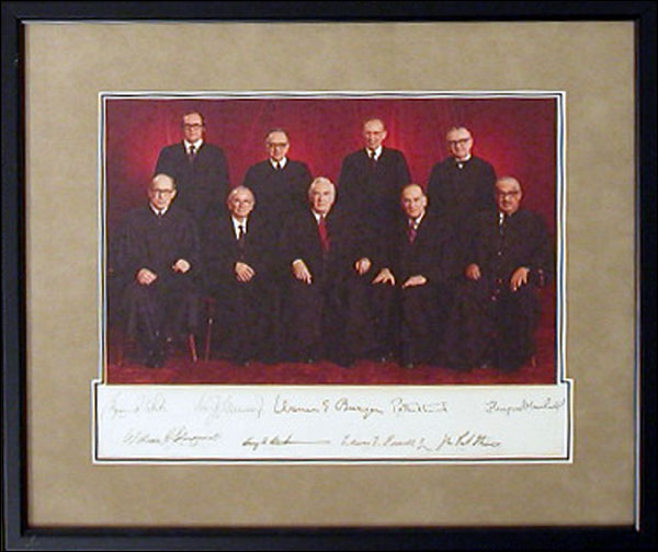Lot #347 Supreme Court Justices