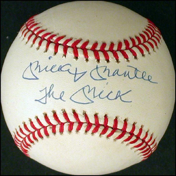 Lot #2520 Mickey Mantle