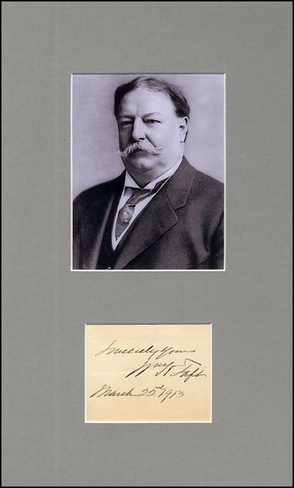 Lot #122 William H. Taft