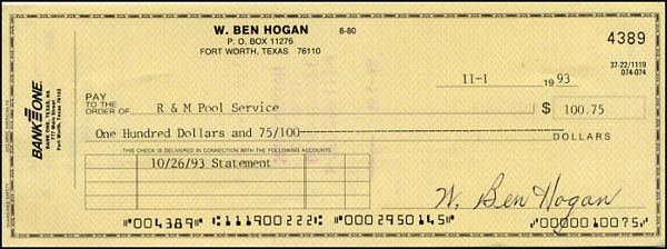Lot #2486 Ben Hogan